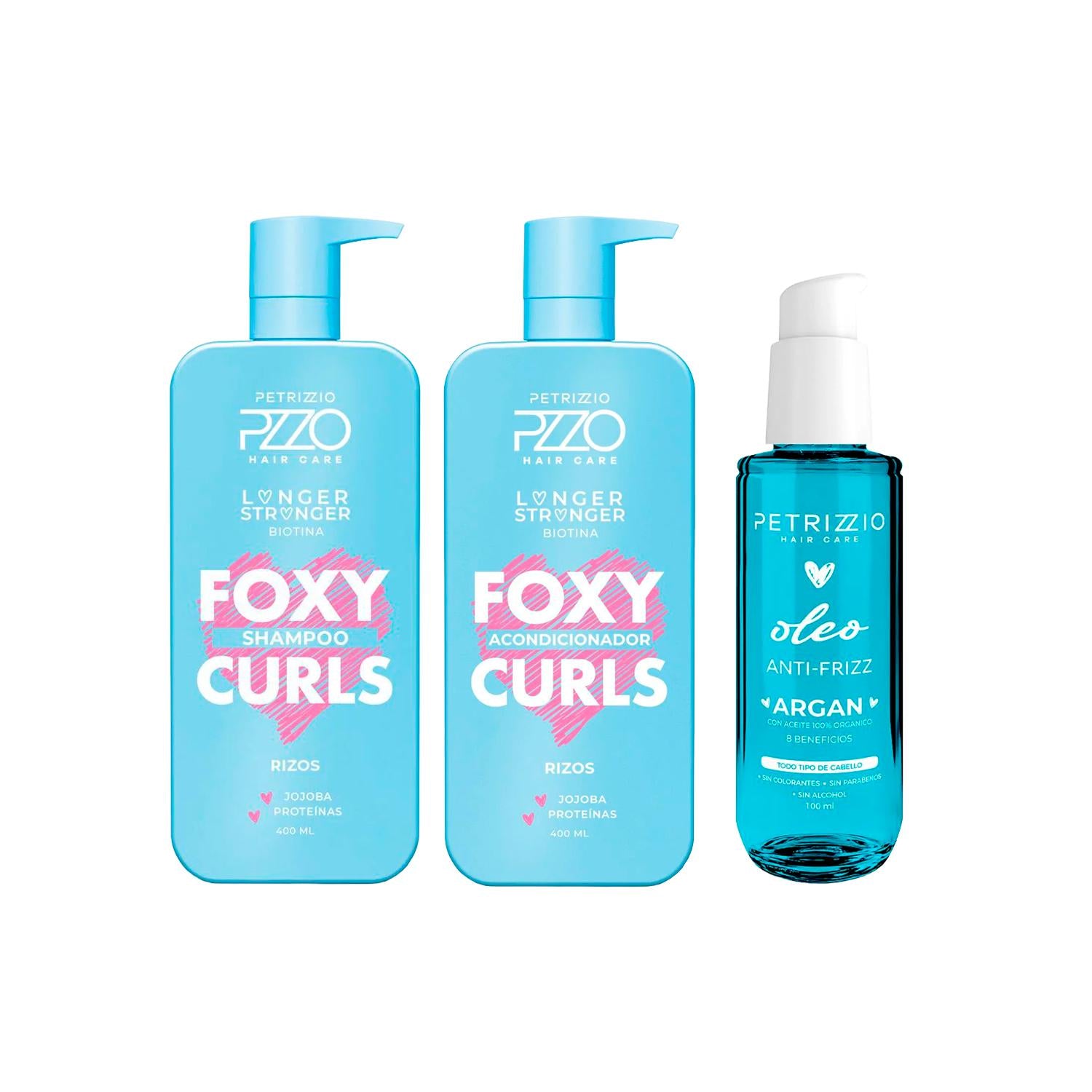 Set Rizos Foxy Curls + Oleo Antifrizz