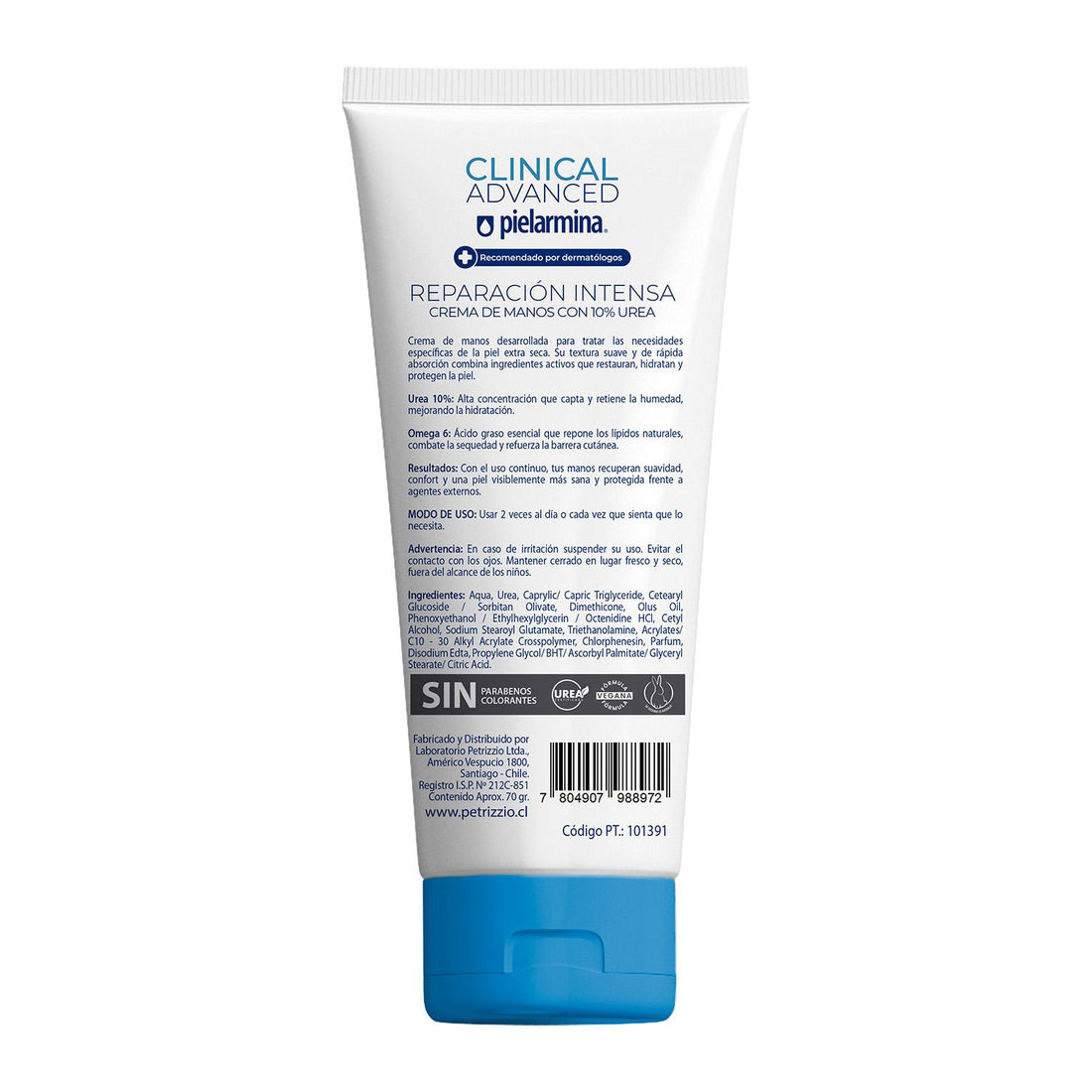 Crema de Manos Reparación Intensa Pielarmina Clinical