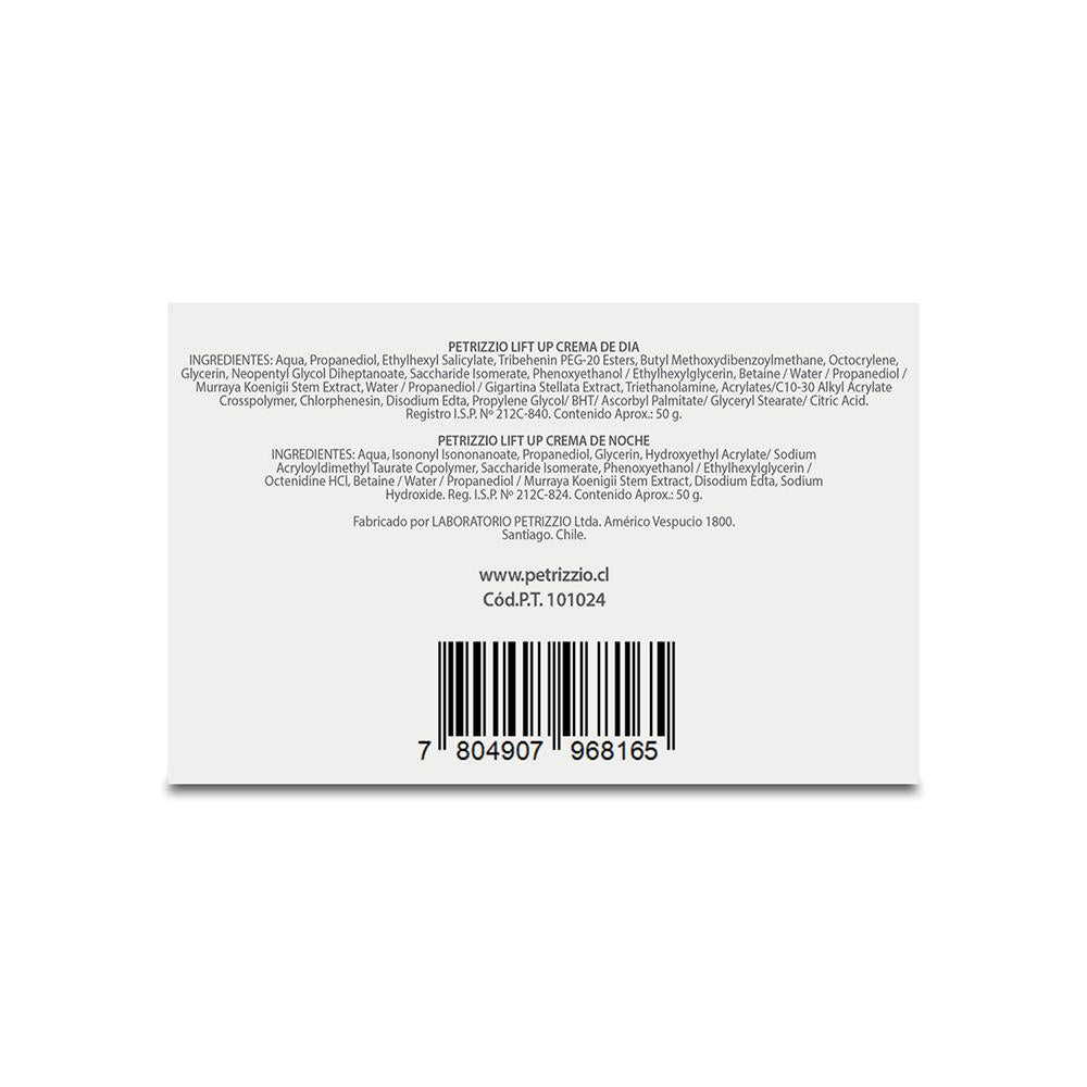 Set de Cremas Día + Noche Anticaída y Elasticidad Lift Up
