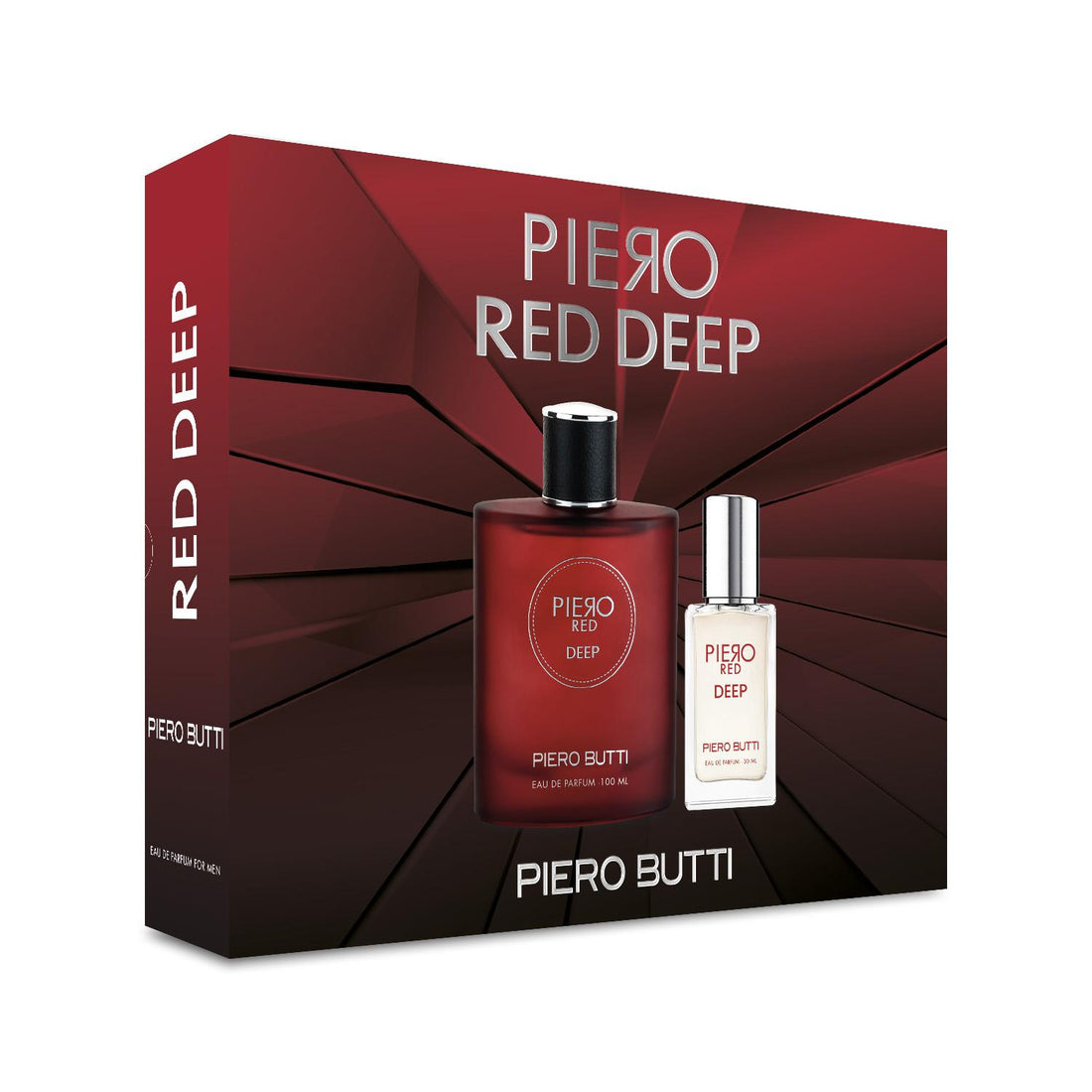 Set Perfume Piero Red Deep EDP + Miniatura