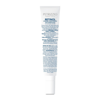 Crema Contorno Antiarrugas Retinol + Ácido Hialurónico