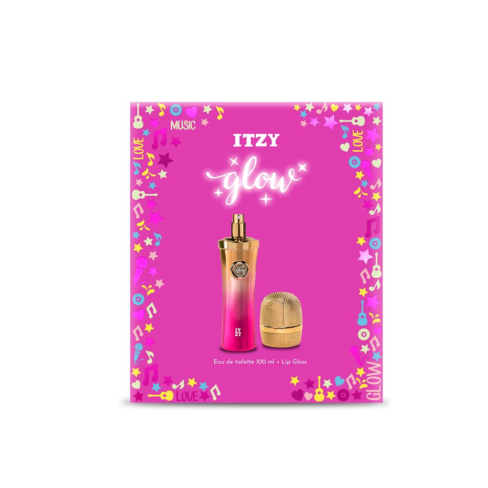 Set Perfume Glow EDT + Lip Gloss Roll on