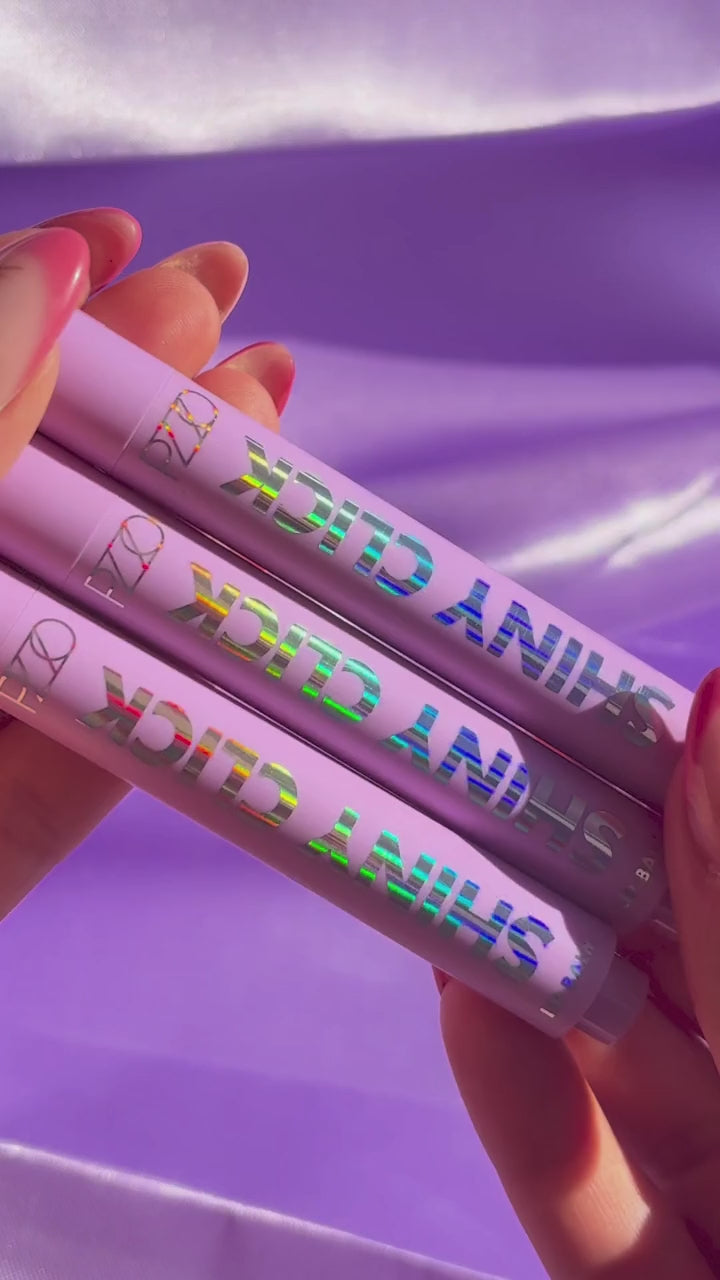 Shiny Click Lip Balm Radiant Purple Fest