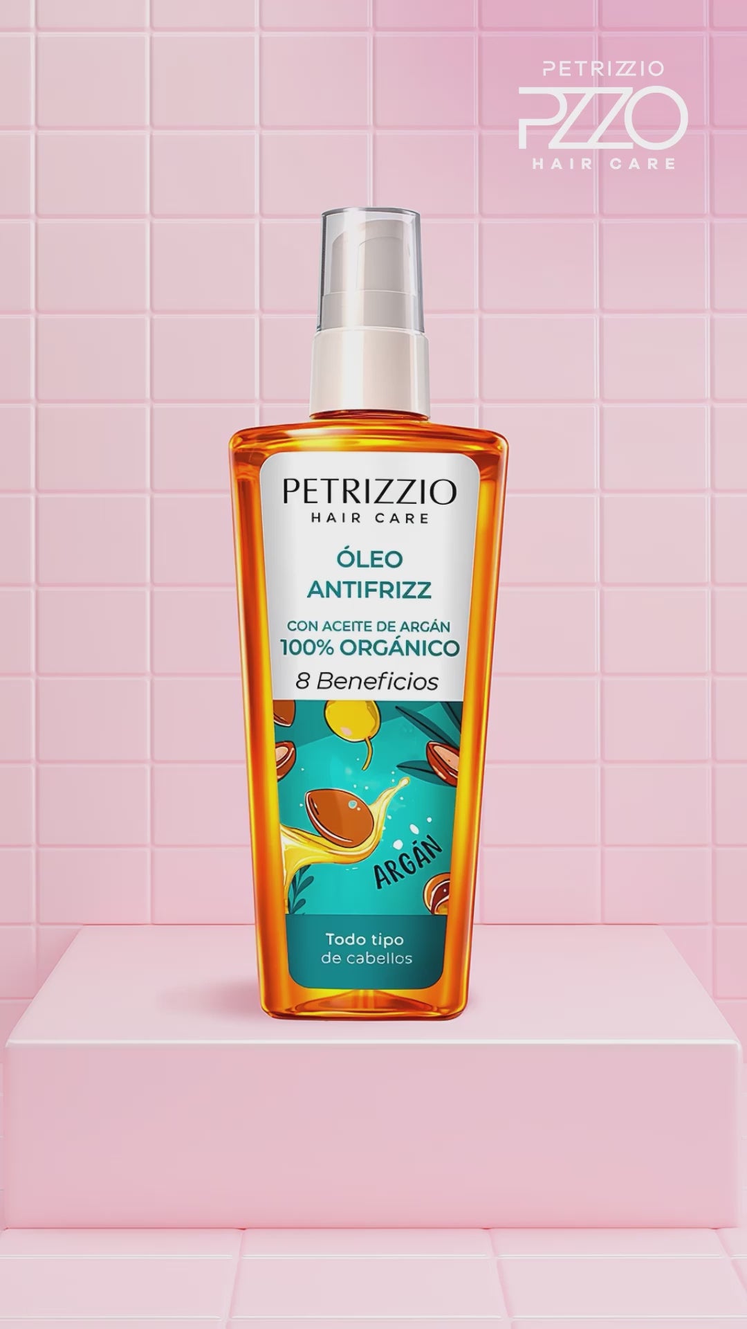 Oleo Antifrizz Argán con Aceite 100% Orgánico – Petrizzio