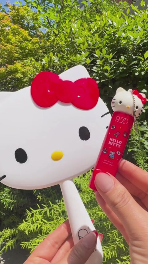 Set Lip Balm + Espejo Hello Kitty