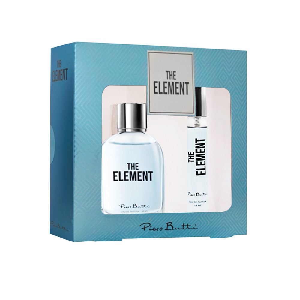 Set Perfume The Element EDP 50 ml con Perfumero Piero Butti