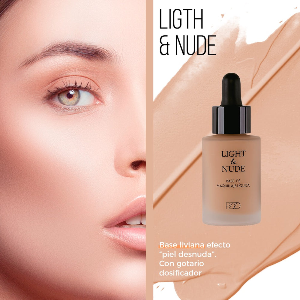 Base líquida Light & Nude 27 ml