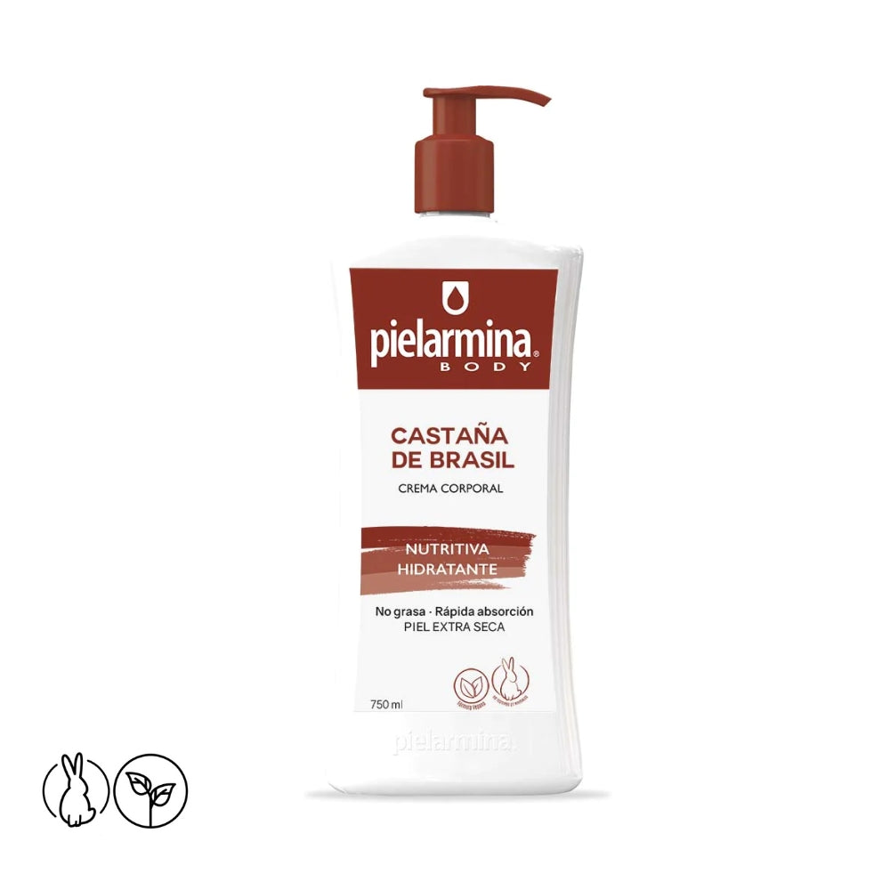 Crema Corporal Nutritiva Hidratante Castaña 750 ml