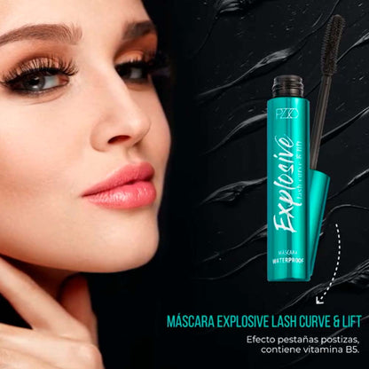 Máscara de Pestaña Explosive Lash Curve Lift Waterproof – Petrizzio
