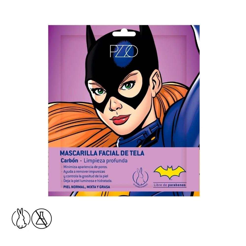 Mascarilla facial de tela PZZO Batgirl Carbón 25 ml