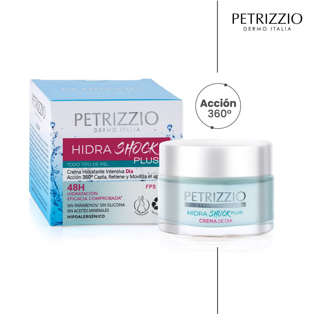 Crema de día 48H duración FPS15 Petrizzio Hidrashock Plus 50 g - Petrizzio