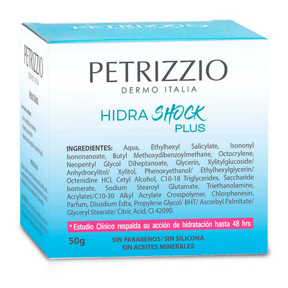 Crema de día 48H duración FPS15 Petrizzio Hidrashock Plus 50 g - Petrizzio