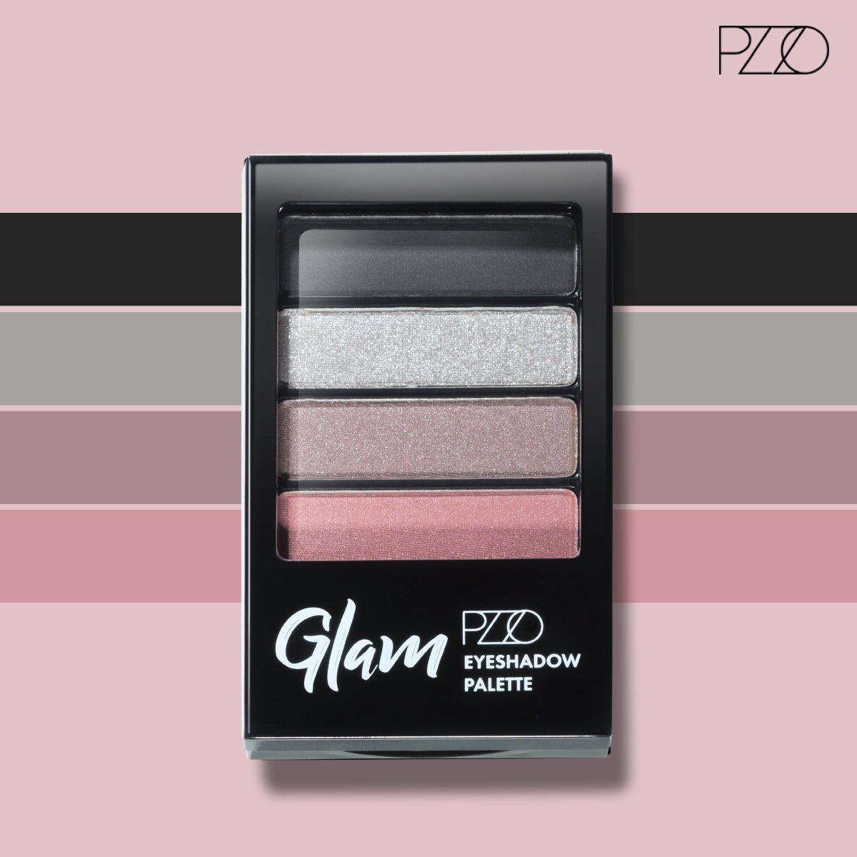 Paleta de Sombras Glam Eyeshadow Palette x4 PZZO - Petrizzio