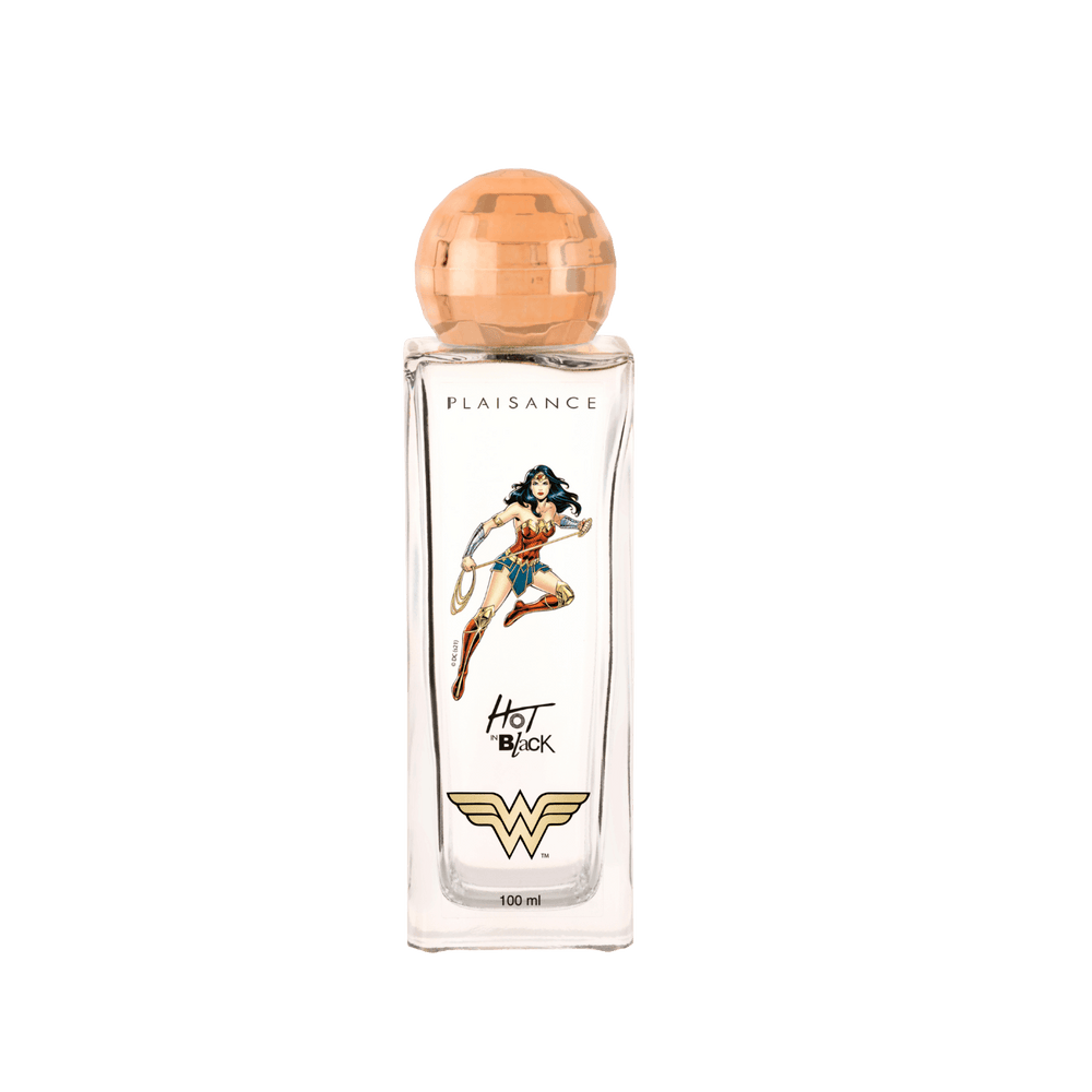 Perfume Mujer Hot in Black Wonder Woman EDP 100 ml Plaisance - Petrizzio